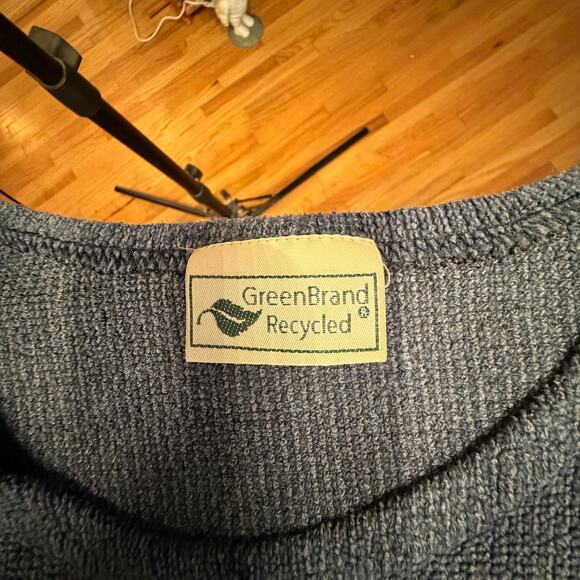 Green Brand Recycled Womens Jacket XXL Green USA MADE Full Zip Recycled Blend - Picture 4 of 6